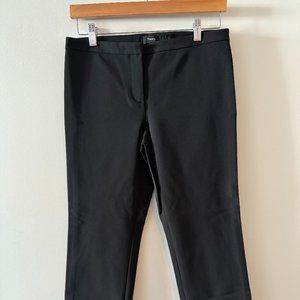 Theory Black Cropped Dress Pants Size 4